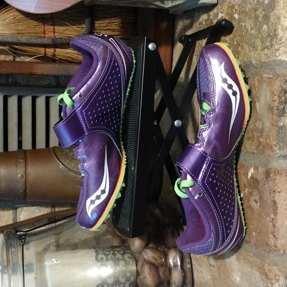 NWOT Saucony Spitfire 2 Women's Sz 7 Track Field Spike's Cleats Running  Shoes - Picture 2 of 9